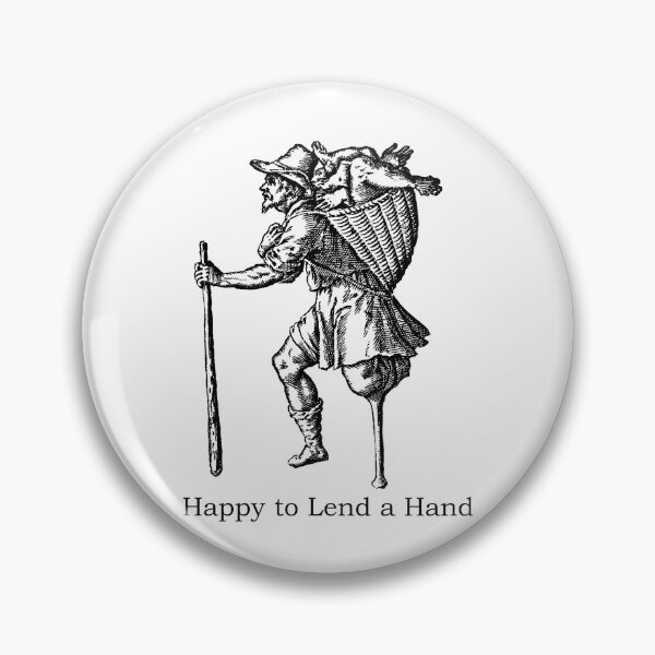 Item preview, "Happy to Lend a Hand" - Morbid Curiosities designed and sold by Morbid Curiosities.