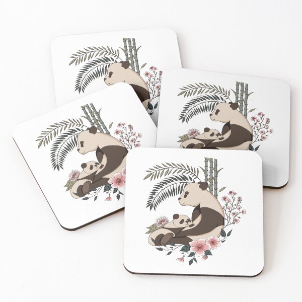 Item preview, Mommy Panda and Baby Panda designed and sold by RonjaPedersen.
