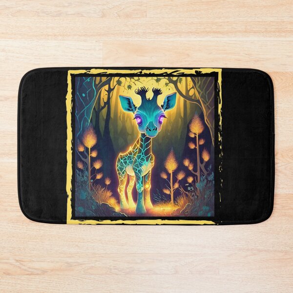 Item preview, Glowing Little Jiraffe (Small steps, big changes) designed and sold by Glow-World.