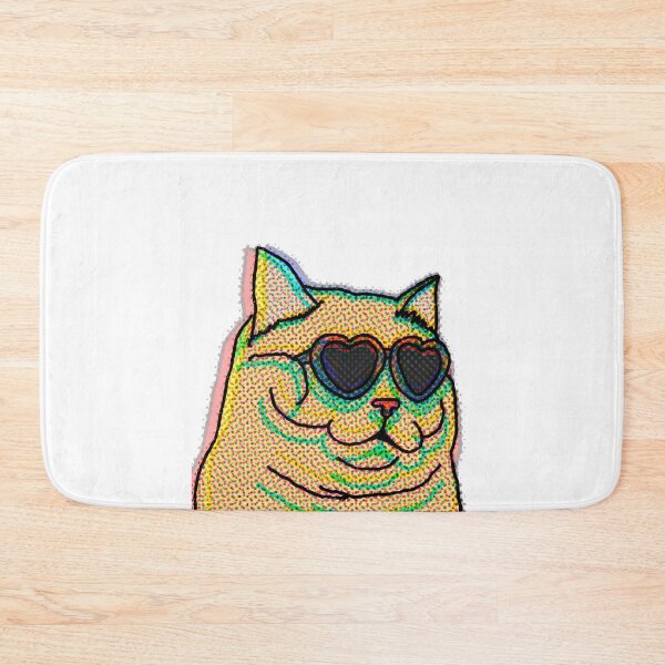 Item preview, psychedelic cat designed and sold by DelfisArt.