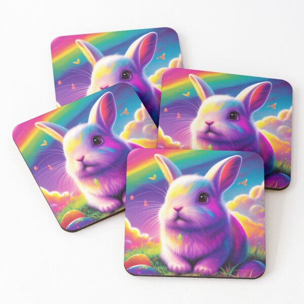 Artikelvorschau, bunter Osterhase entworfen und verkauft von AlmaBrillante.