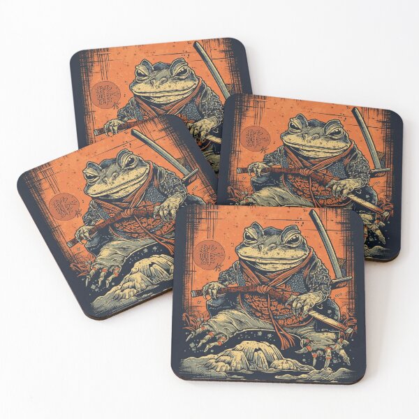 Item preview, Ninja Toad Woodcut Style designed and sold by DreamPuzzles.