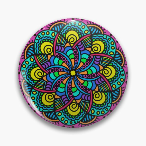 Item preview, Stained Glass Mandala - Barney Drank Some "Tea" designed and sold by ScienceHeartCo.