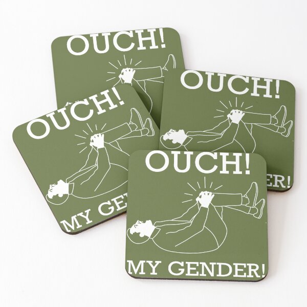 Item preview, Ouch! My gender! designed and sold by Threads Bi Gloria.