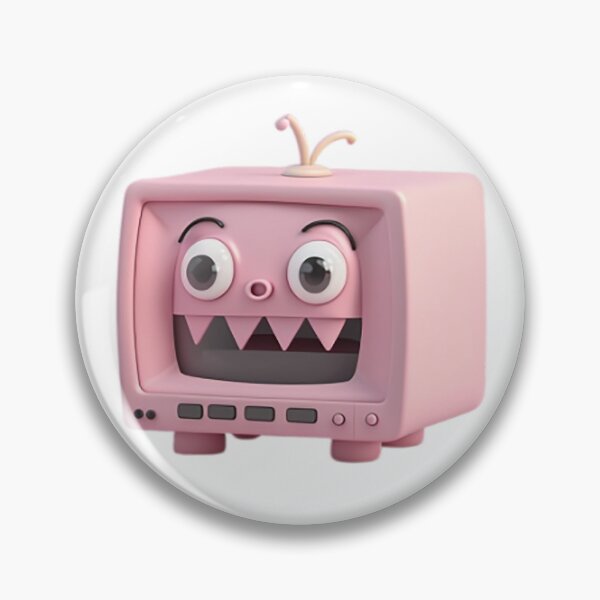 Item preview, Grinning Horror TV Emoji - Isometric Style designed and sold by toticavalcanti.