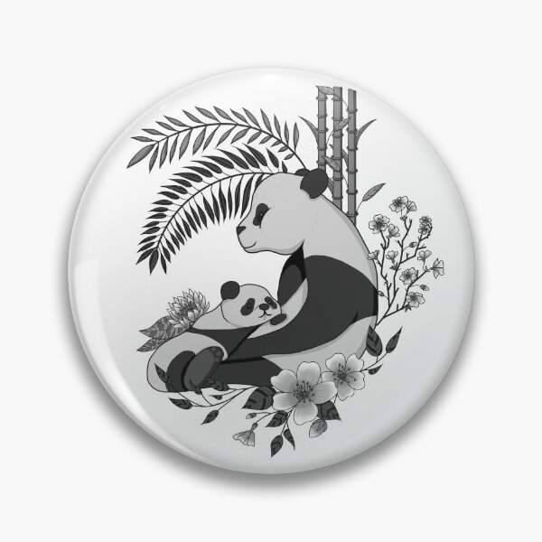 Item preview, Mommy and baby panda designed and sold by RonjaPedersen.