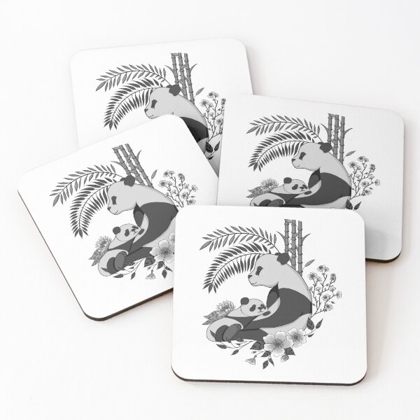 Item preview, Mommy and baby panda designed and sold by RonjaPedersen.