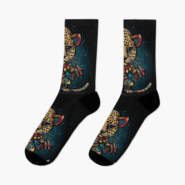 Item preview, Aztec Leopard Warrior designed and sold by DreamPuzzles.