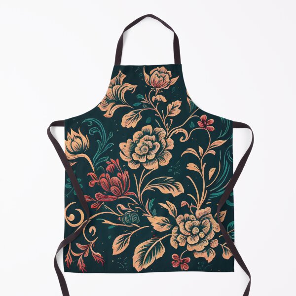 Item preview, Vintage Floral Pattern Design with Intricate Flowers  designed and sold by Aurora Hues.