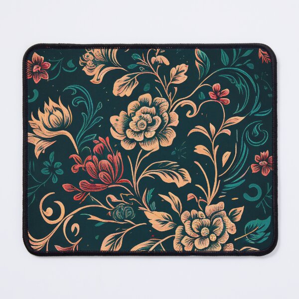 Item preview, Vintage Floral Pattern Design with Intricate Flowers  designed and sold by Aurora Hues.