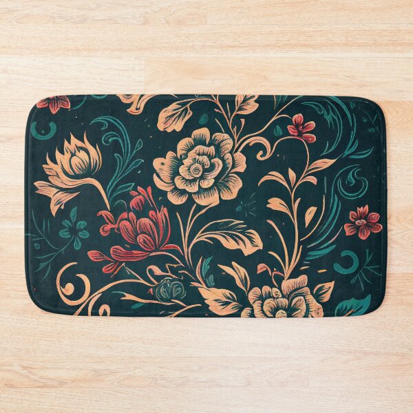 Item preview, Vintage Floral Pattern Design with Intricate Flowers  designed and sold by Aurora Hues.