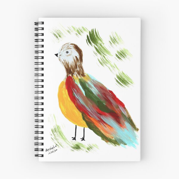 Item preview, ABSTRACT BIRD WITH MULTICOLOR WINGS designed and sold by Art-by-Ahyoka.