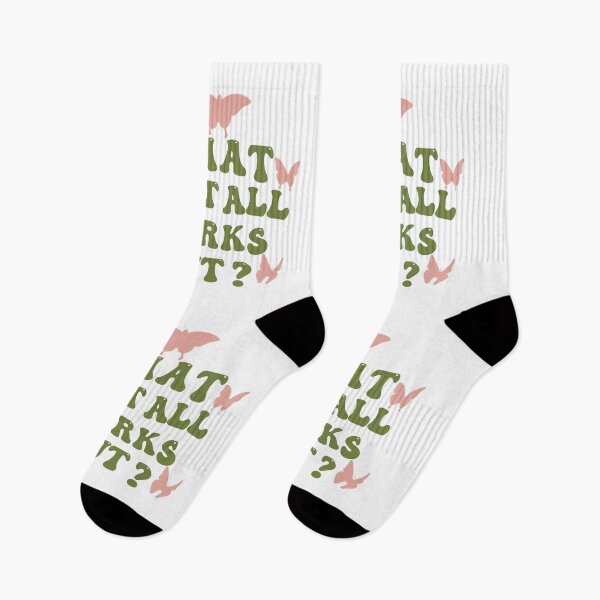 Item preview, what if it all works out, That's Fine with pink butterflies designed and sold by Ndli.