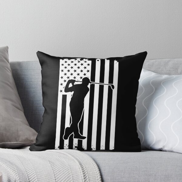 Item preview, A golfer on the flag of the U.S.A designed and sold by Kuki-shop.