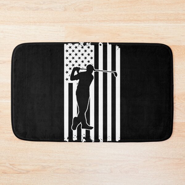 Item preview, A golfer on the flag of the U.S.A designed and sold by Kuki-shop.