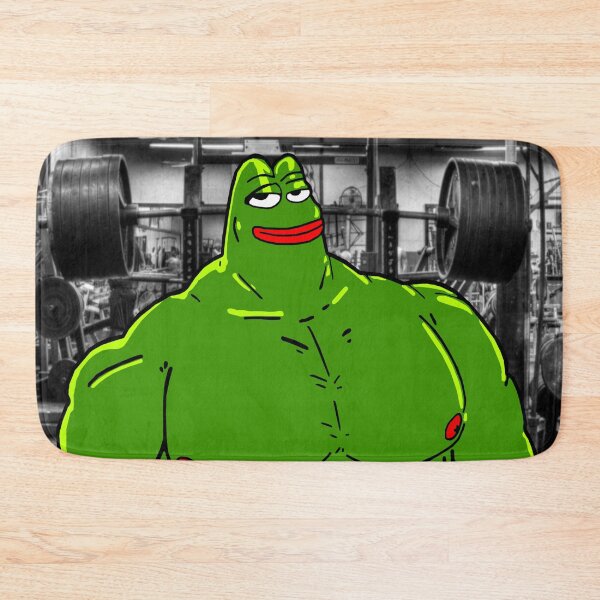 Item preview, Roided bodybuilder Muscle Pepe  designed and sold by Slav-Art.