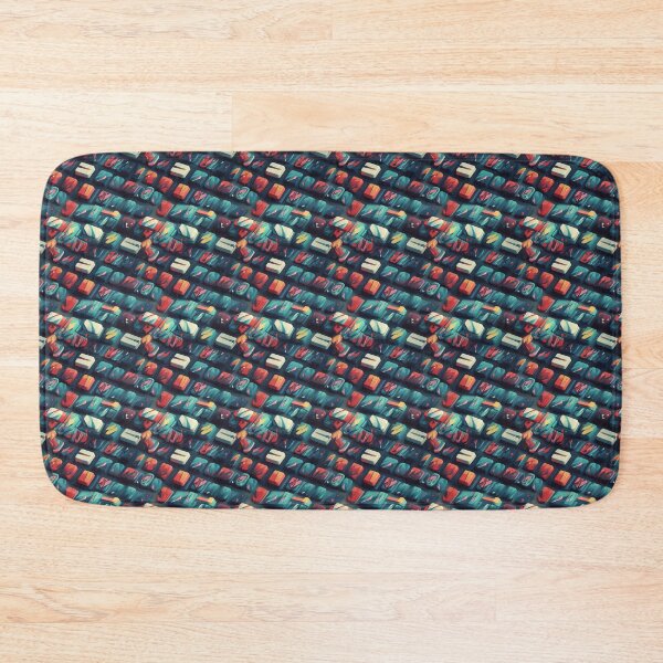 Item preview, Futuristic Endless Keyboard, Abstract Pattern designed and sold by KookyKaboodle.