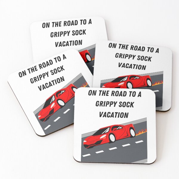 Item preview, On the Road to a Grippy Sock Vacation  designed and sold by JettieDesignCo.