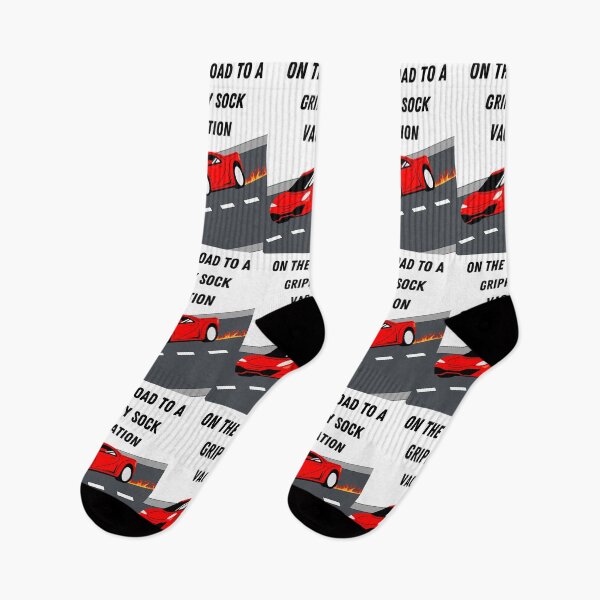 Item preview, On the Road to a Grippy Sock Vacation  designed and sold by JettieDesignCo.