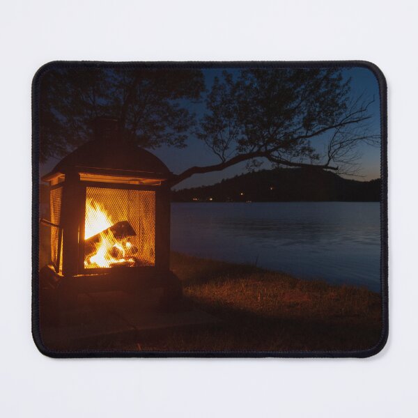 Item preview, Fireplace Beside a Lake at the Cottage designed and sold by jrtwynam.