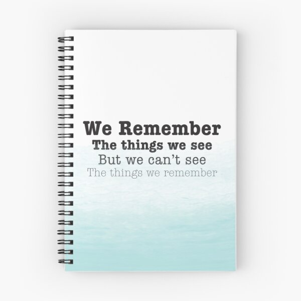 Item preview, We Remember what we see, But we cant see what we Remember. designed and sold by BuddingTree.