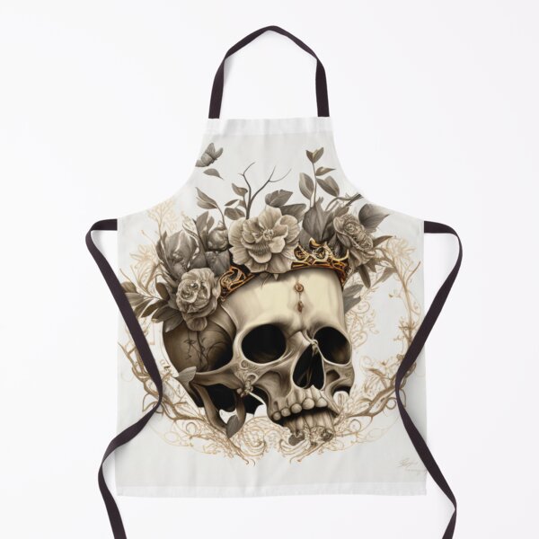Item preview, Flowery skull designed and sold by Nickyvb.
