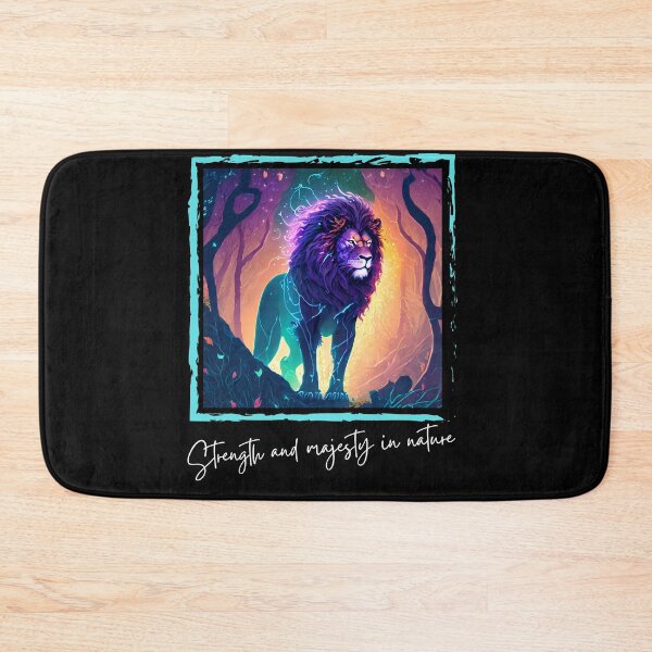 Item preview, Glowing Lion (Strength and majesty in nature) designed and sold by Glow-World.