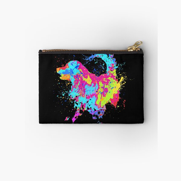 Item preview, Rainbow Retriever - Splatter Art designed and sold by ElectricPharm.
