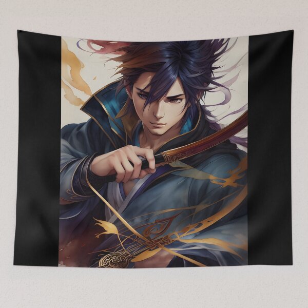 Item preview, Fantasy Swordsman Illustration designed and sold by MudbloodStore.