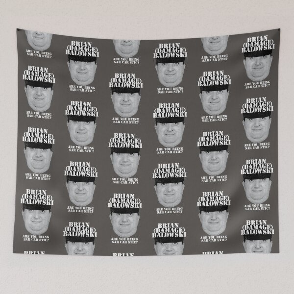 Item preview, Brian Damage Balowski - Are You Being Sar Car Stic? - Destressed Design designed and sold by risible.