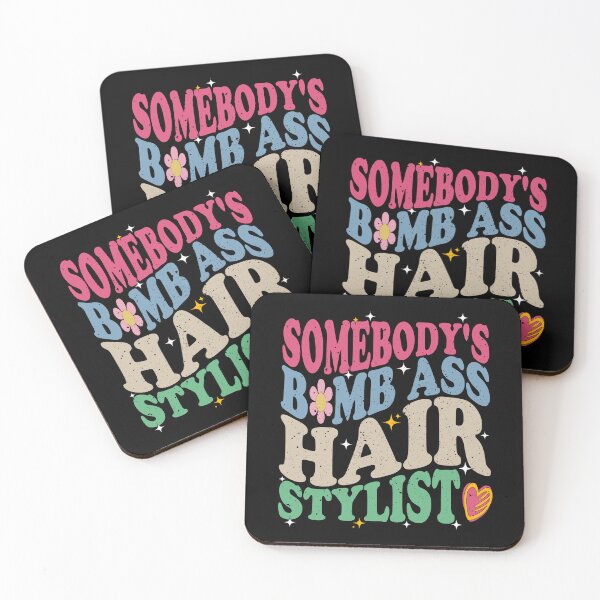 Item preview, Somebody's Bombass Hair Stylist , Trendy Hairdresser , Hair Stylist Barber Gift. designed and sold by Soufia53.