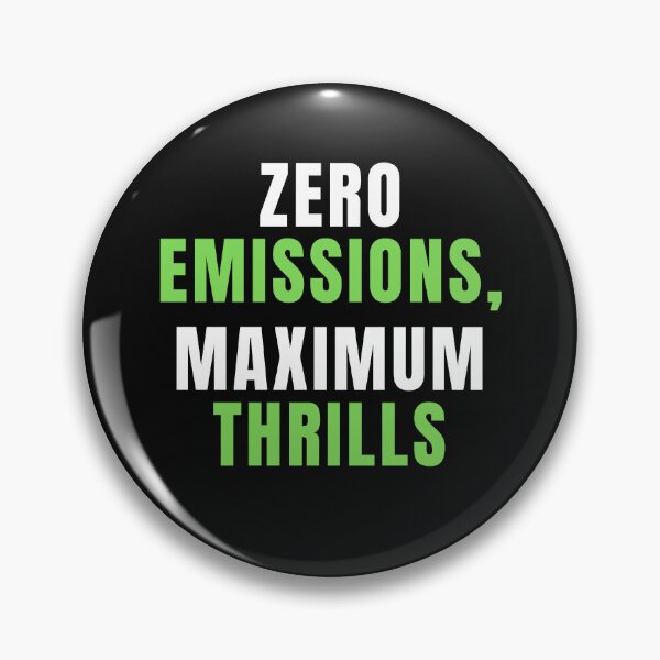 Item preview, Zero Emissions Maximum Thrills, EV Car Funny Electric Car designed and sold by Cryptohaven.