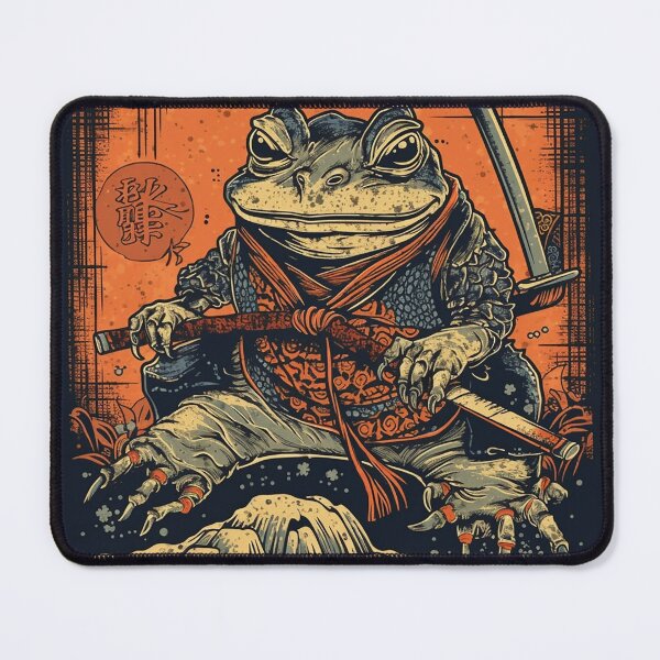 Item preview, Ninja Toad Woodcut Style designed and sold by DreamPuzzles.