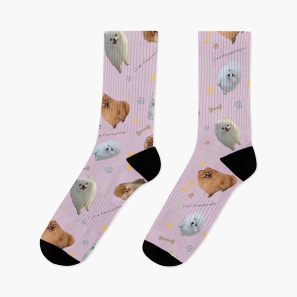 Item preview, Pomeranian Seamless Light Steel Pink designed and sold by CritterSticker.