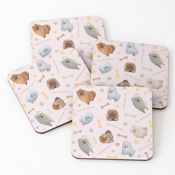 Item preview, Pomeranian Seamless Vanilla Ice designed and sold by CritterSticker.