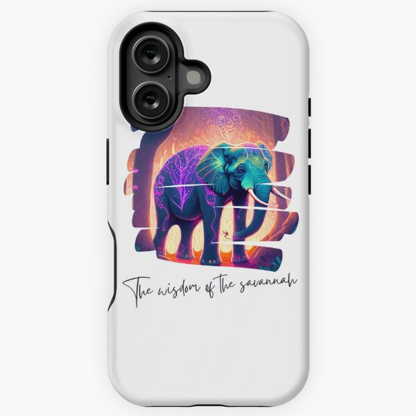 Item preview, Glowing Elephant (The wisdom of the savannah) blank design. designed and sold by Glow-World.