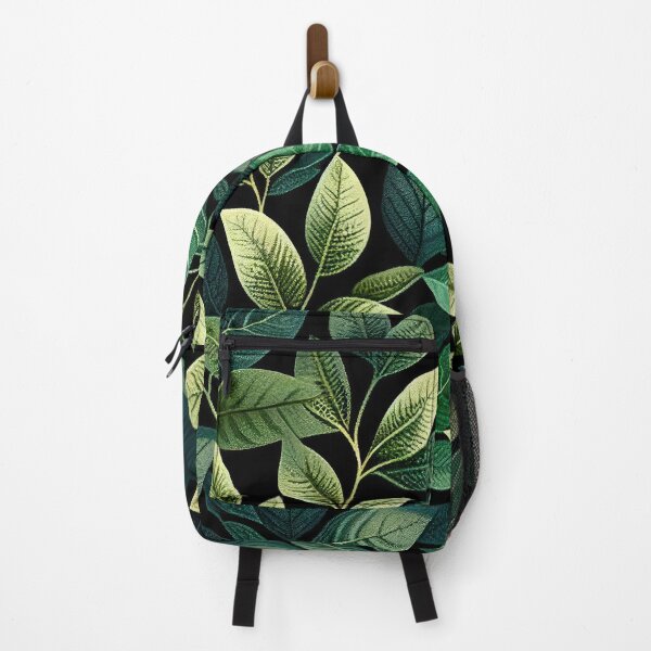Item preview, Green Leaves Floral Pattern Design with Intricate Details designed and sold by Aurora Hues.