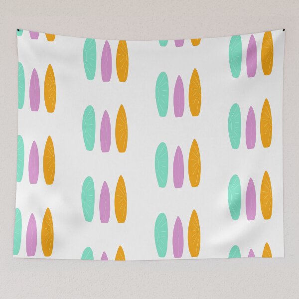 Item preview, Cute colorful surfboards designed and sold by TheSmileStudio.