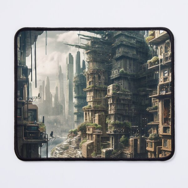 Item preview, Behold the haunting beauty of this post-apocalyptic metropolis in a cyberpunk world designed and sold by CreationP.