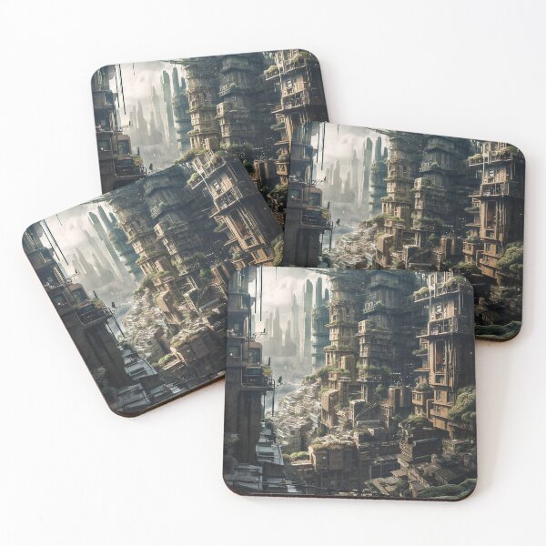 Item preview, Behold the haunting beauty of this post-apocalyptic metropolis in a cyberpunk world designed and sold by CreationP.