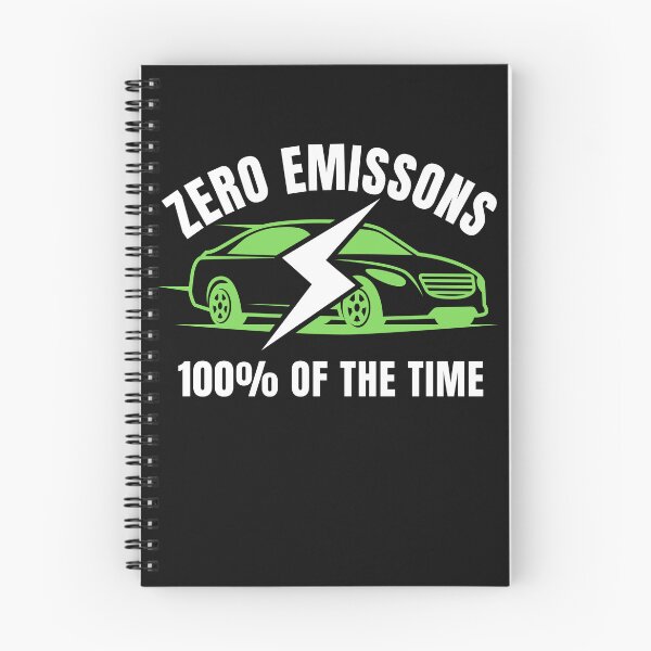 Item preview, Zero Emissions 100% Of The Time EV Car Funny Electric Car designed and sold by Cryptohaven.