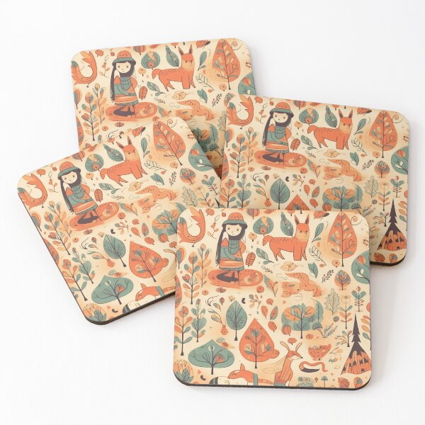 Item preview, Nature Cartoon Pattern designed and sold by MoodMedley.