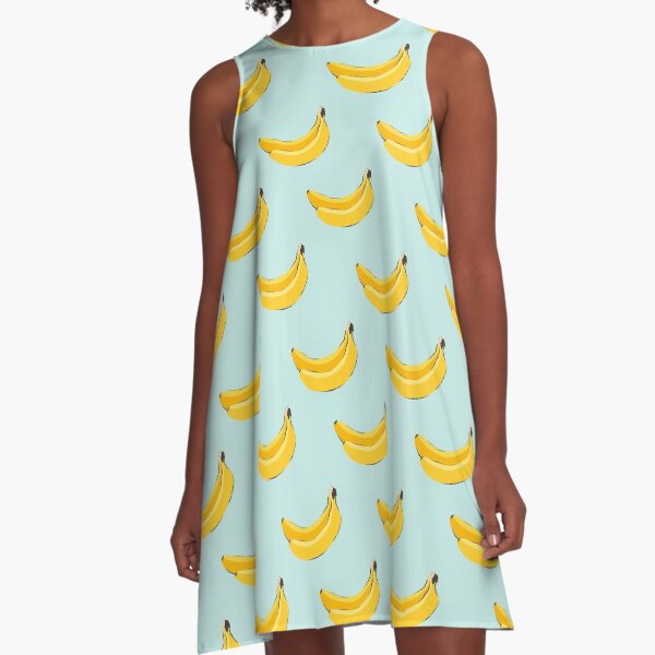 banana pattern A-Line Dress