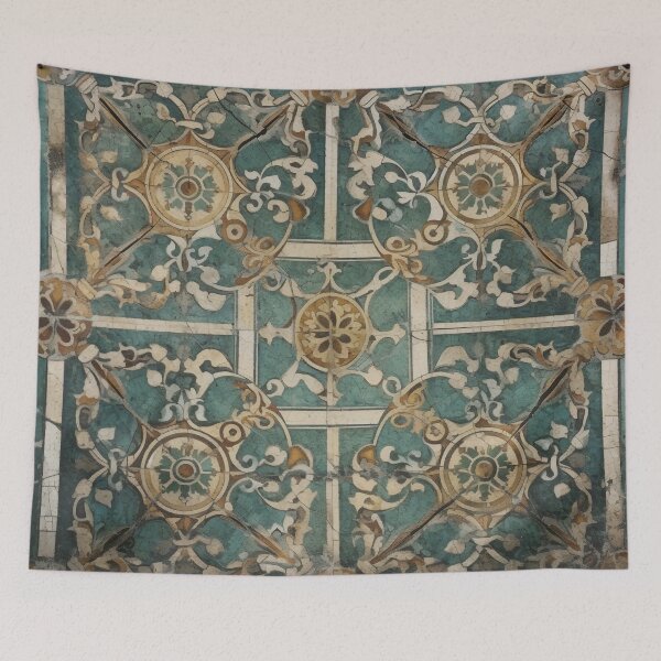 Item preview, Roman Inspired Tile Pattern designed and sold by MoodMedley.