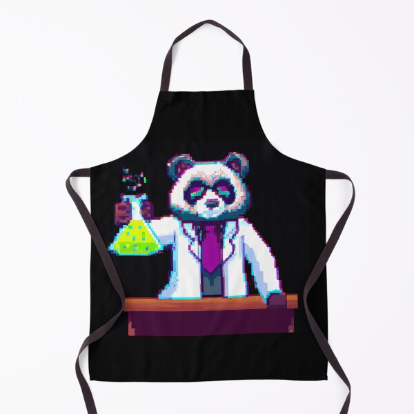 Item preview, Pixelated Panda Chemist designed and sold by OAwildlife.