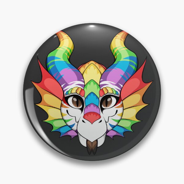 Item preview, Pride Dragon - Rainbow Pride designed and sold by Lizardbeth Art.