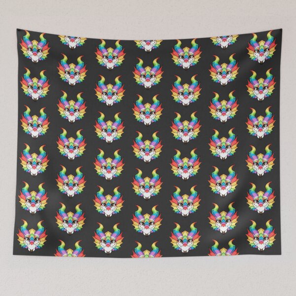 Item preview, Pride Dragon - Rainbow Pride designed and sold by Lizardbeth Art.