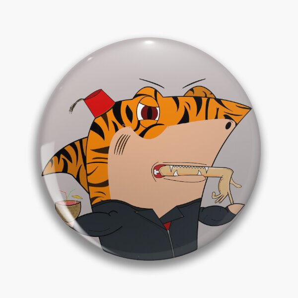 Item preview, Mr Sharky, tiger shark designed and sold by MrSharkyShop.