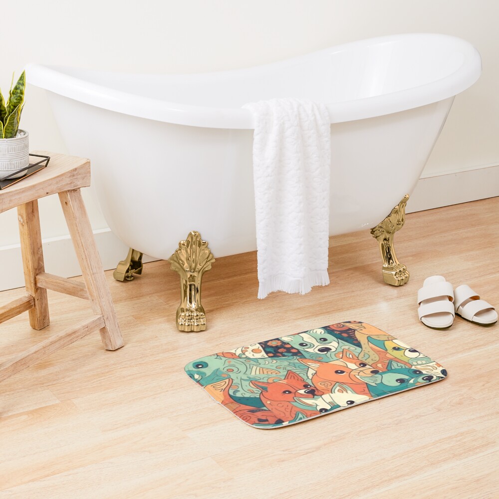 Item preview, Bath Mat designed and sold by MoodMedley.