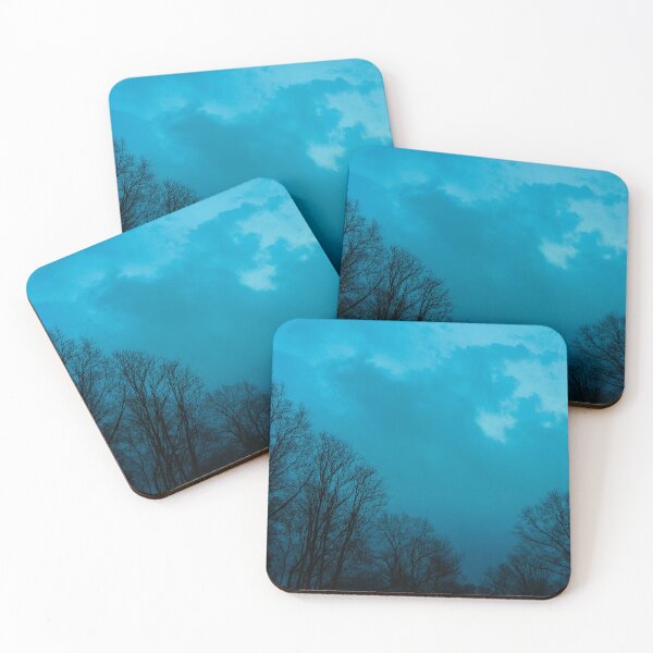 Item preview, Creeping Blue Clouds designed and sold by TheeForestFox Shop.